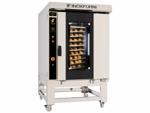 Horno rotatorio capacidad 10 bandejas INOXFORNI Dim 1,03x1,46x2,08